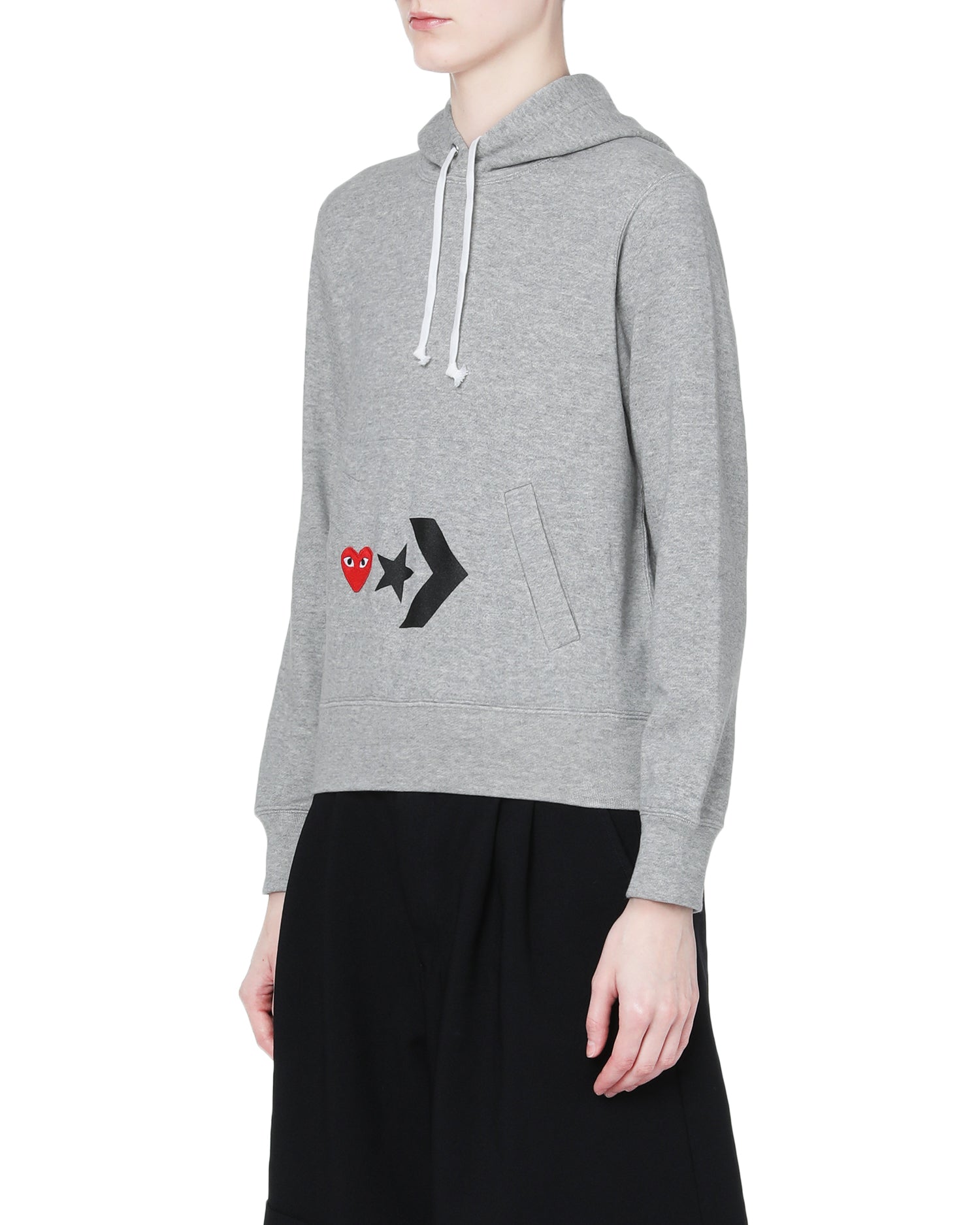 X Converse logo hoodie