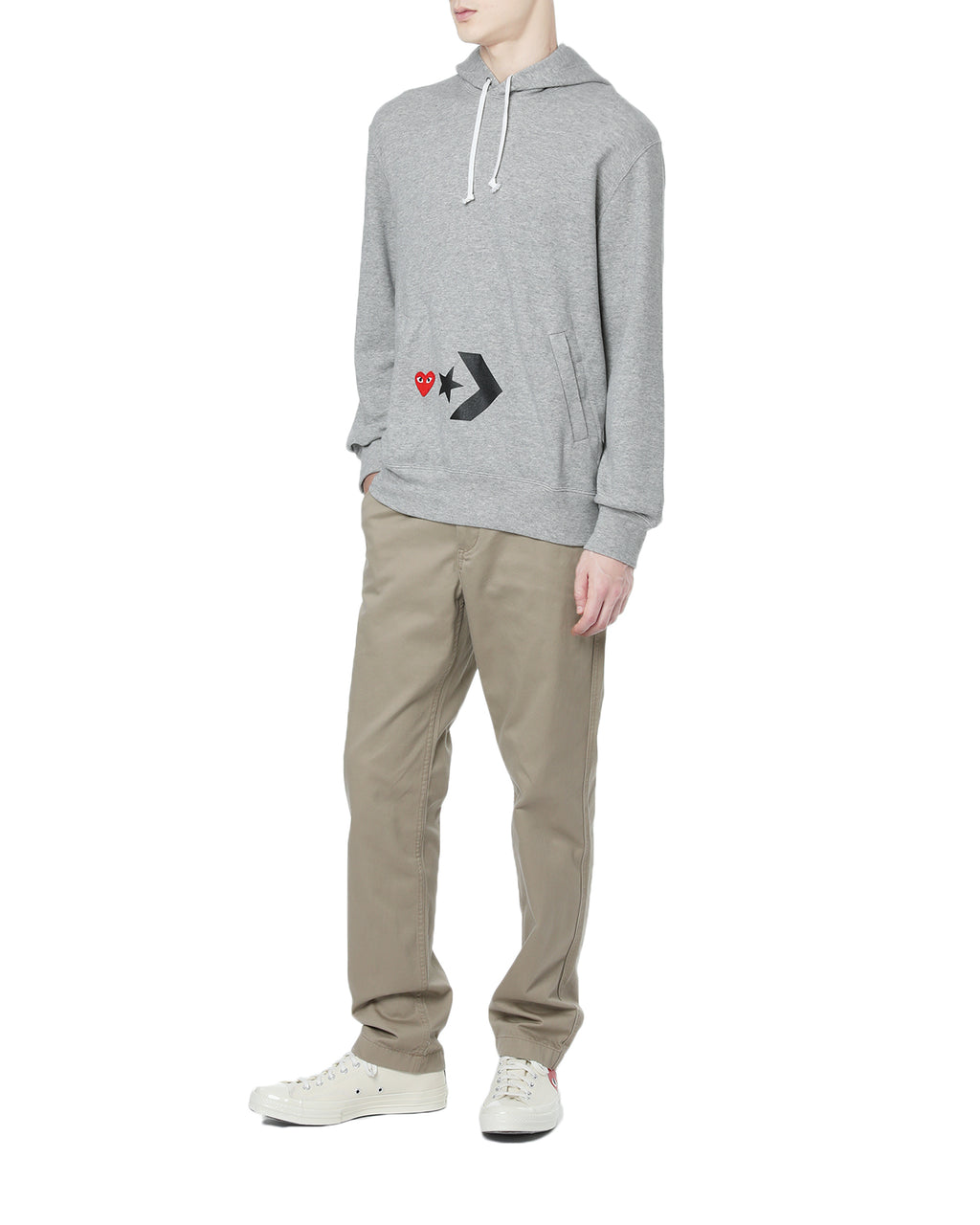 X Converse logo hoodie