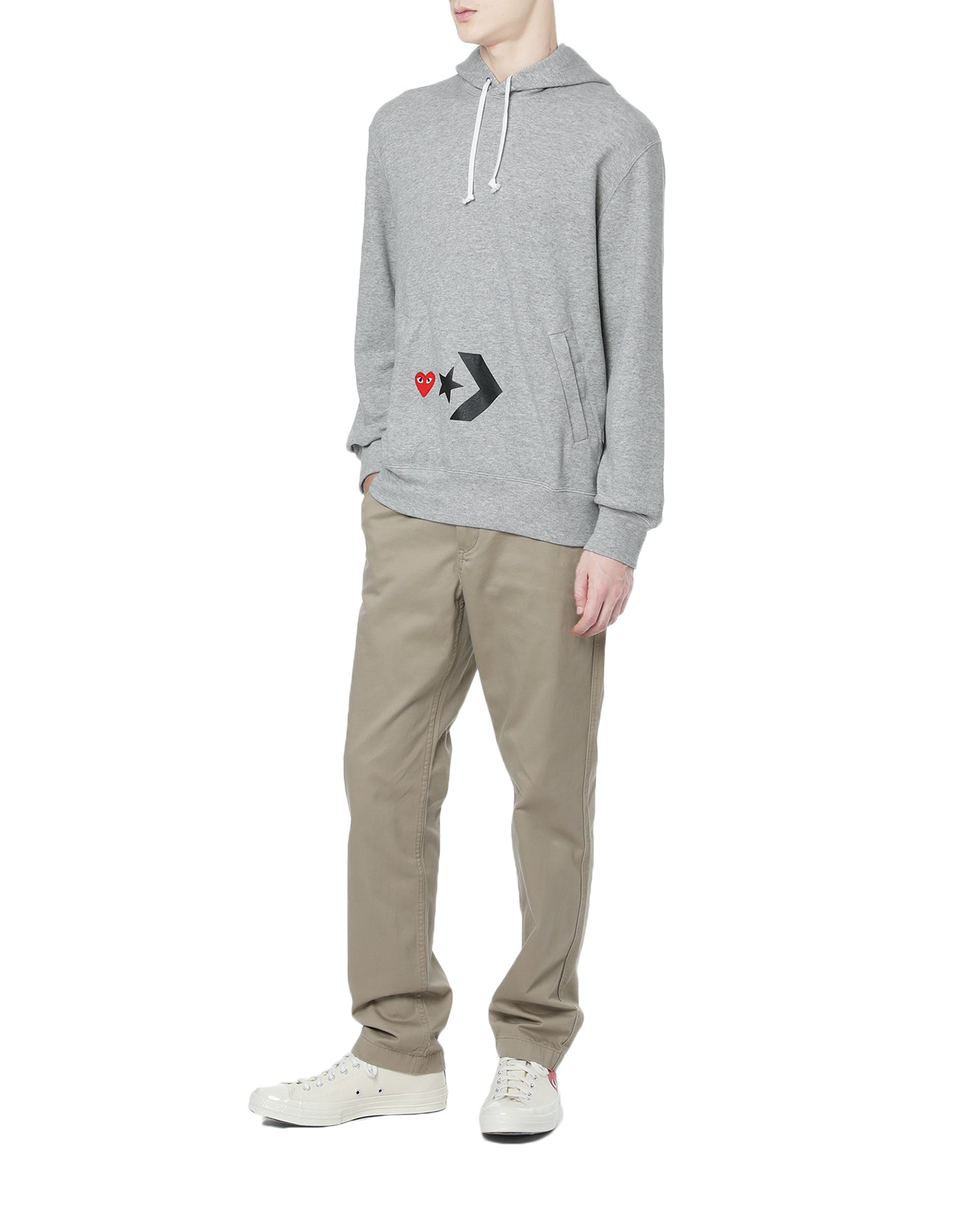 X Converse logo hoodie