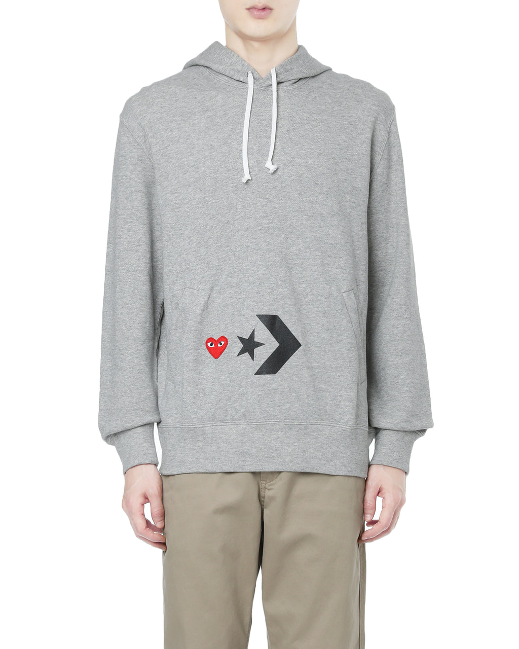 X Converse logo hoodie