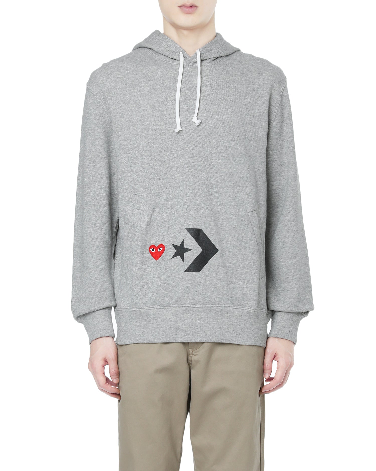 X Converse logo hoodie