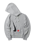 X Nike logo hoodie