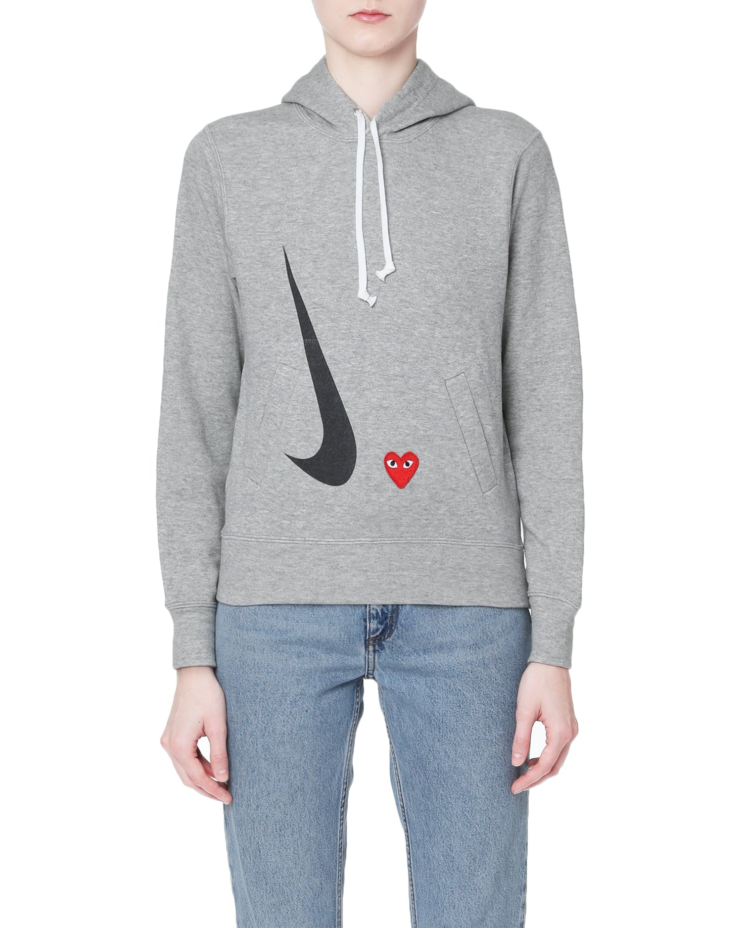 X Nike logo hoodie