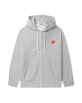 Multi logo zip up hoodie