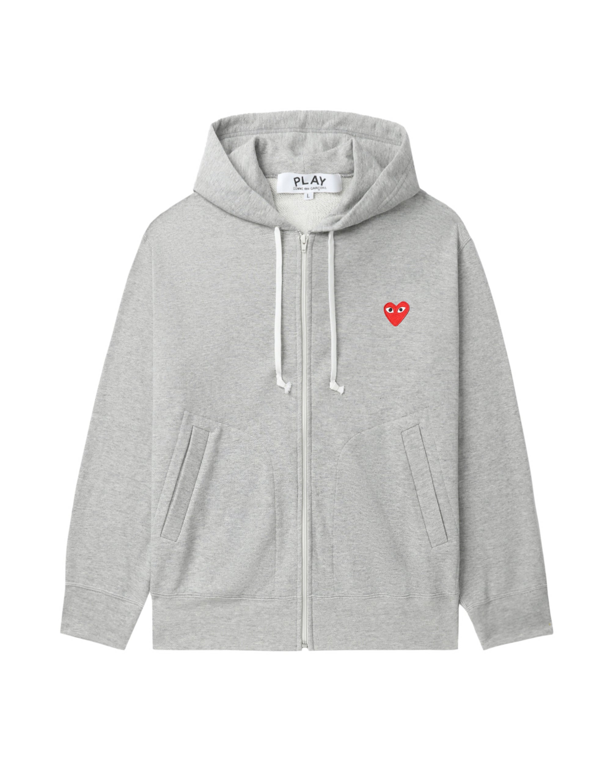 Multi logo zip up hoodie