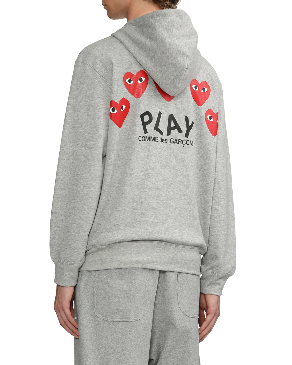 Multi logo zip up hoodie