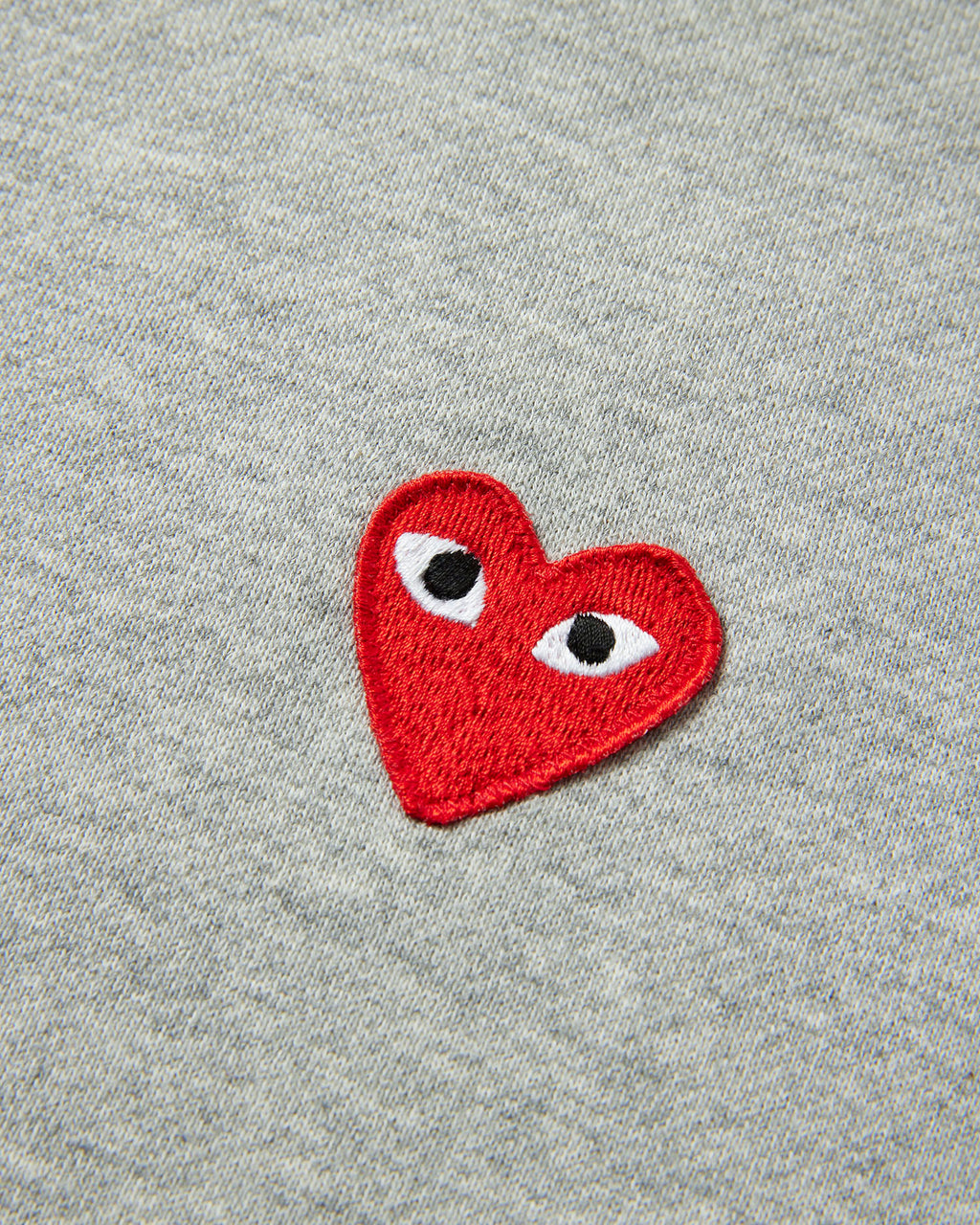Heart logo zip-up cardigan