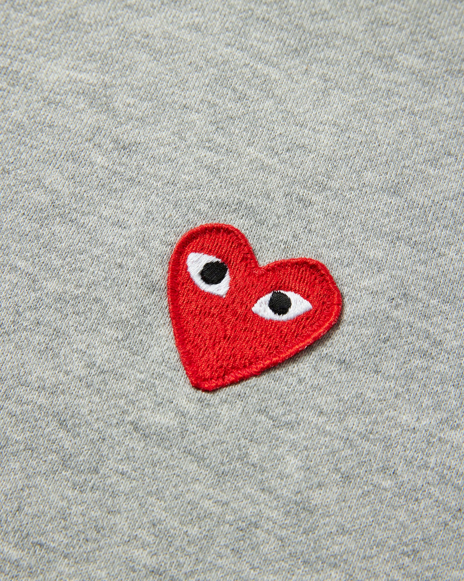Heart logo zip-up cardigan
