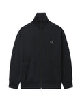 Heart emblem zip-up jacket