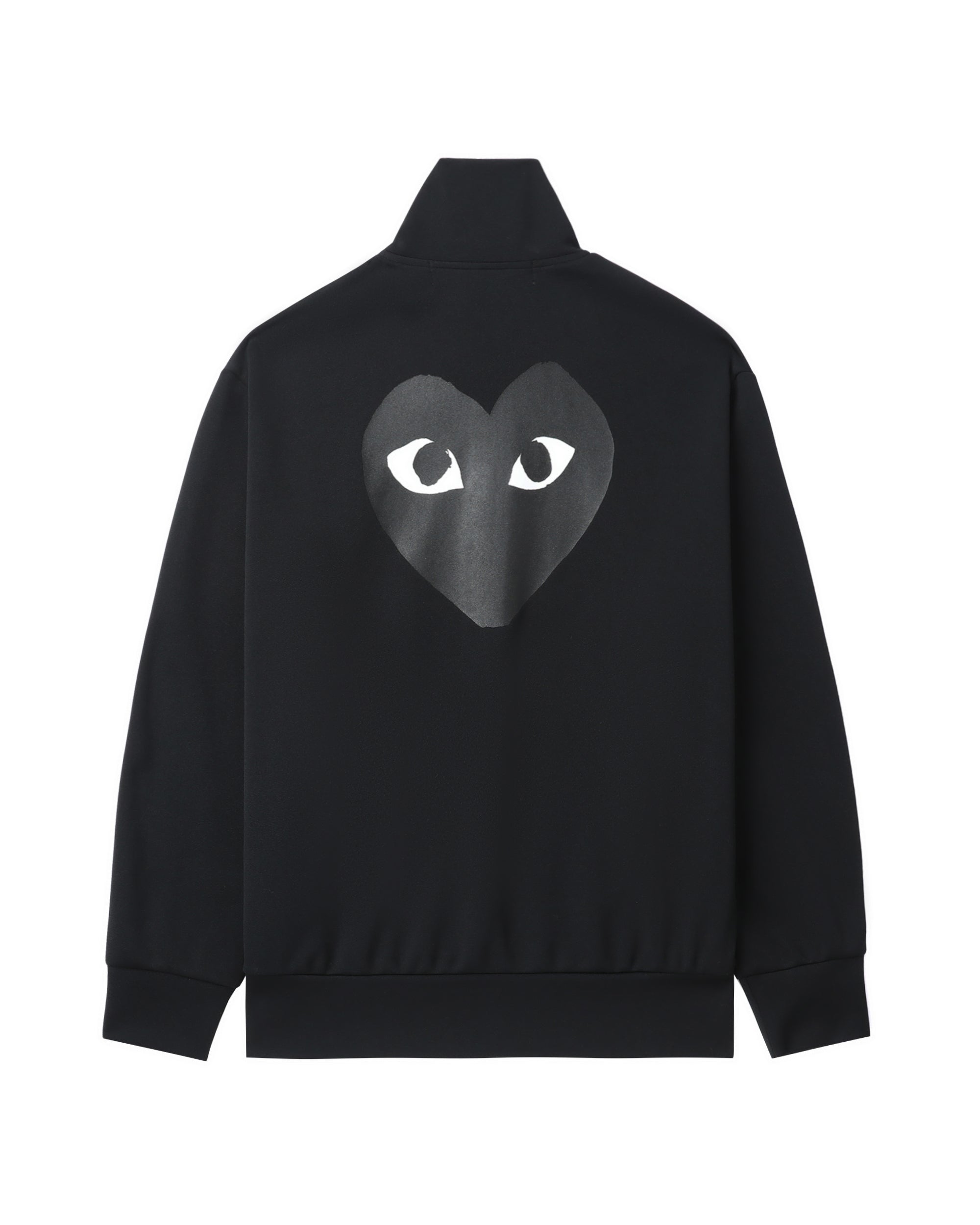 Heart emblem zip-up jacket