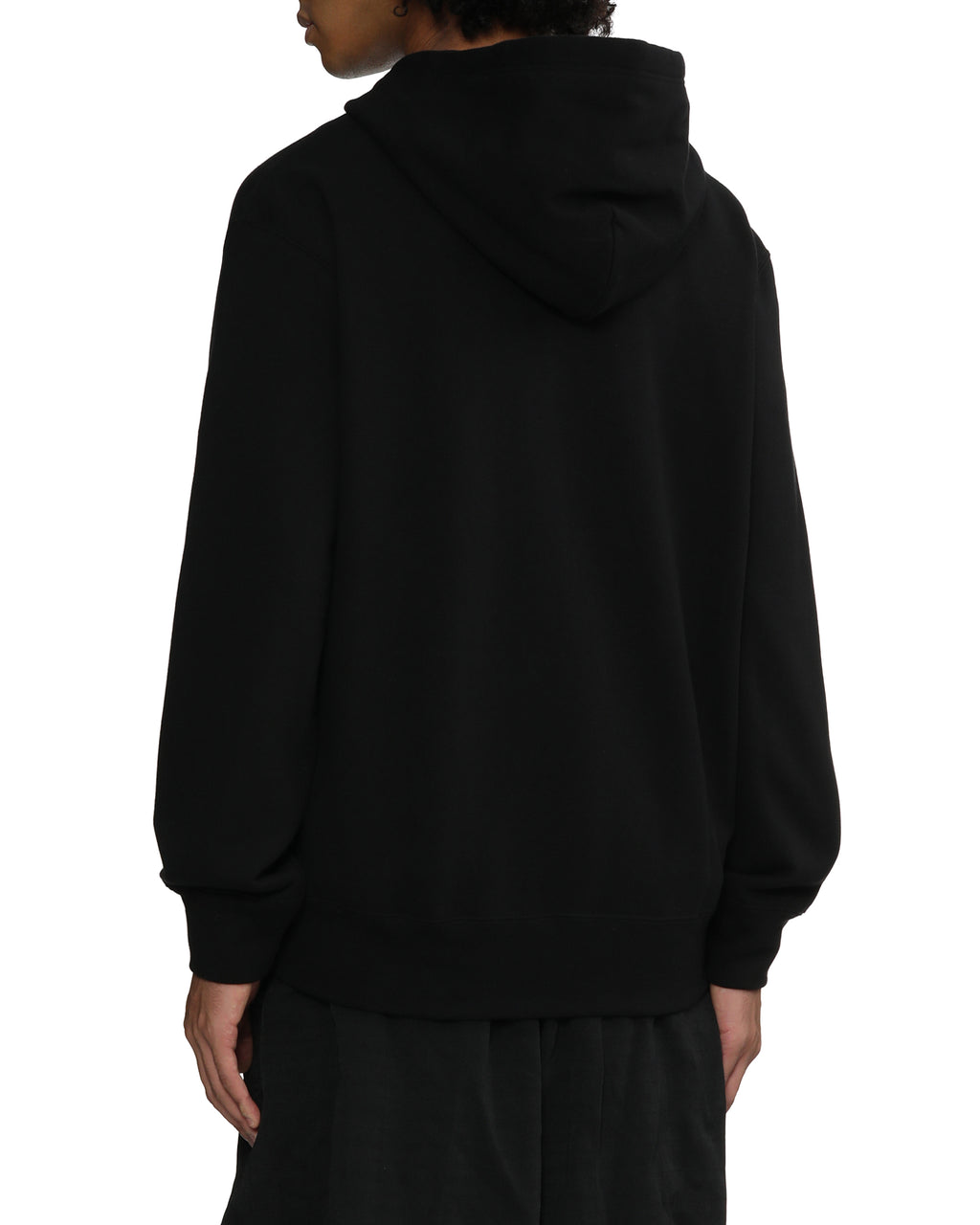 Merged heart emblem hoodie