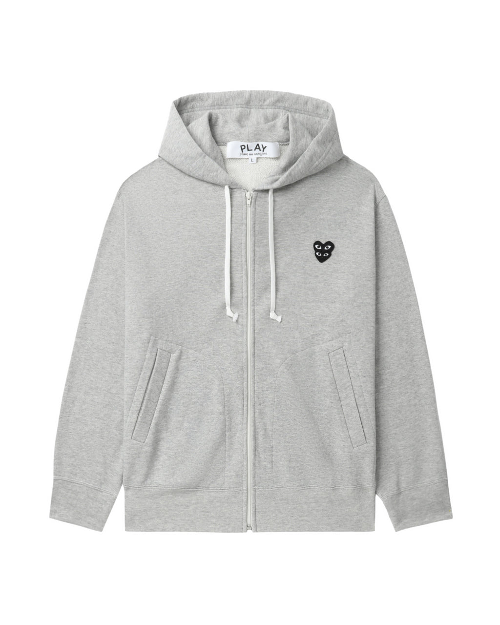 Logo embroidered zip-up jacket