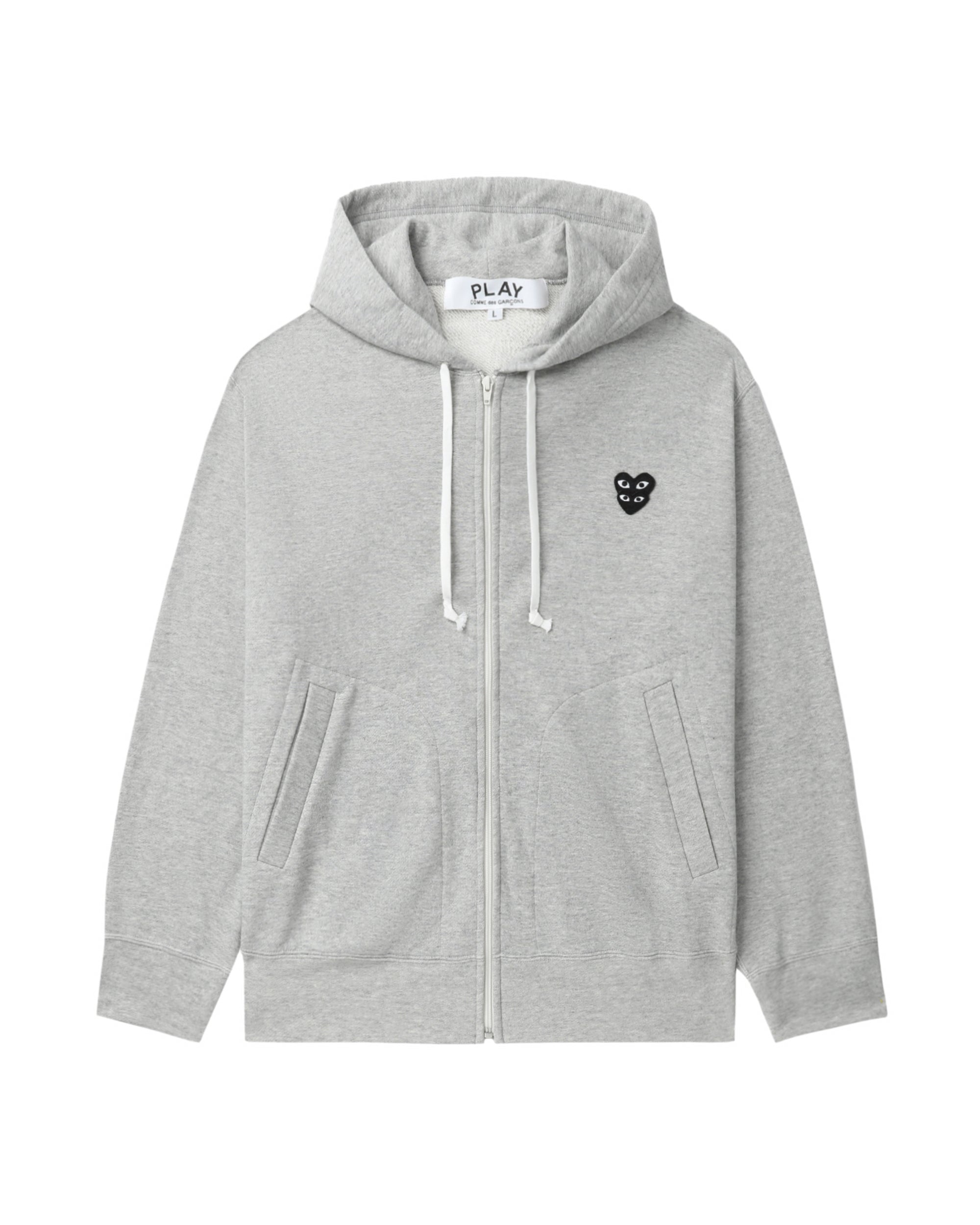 Logo embroidered zip-up jacket