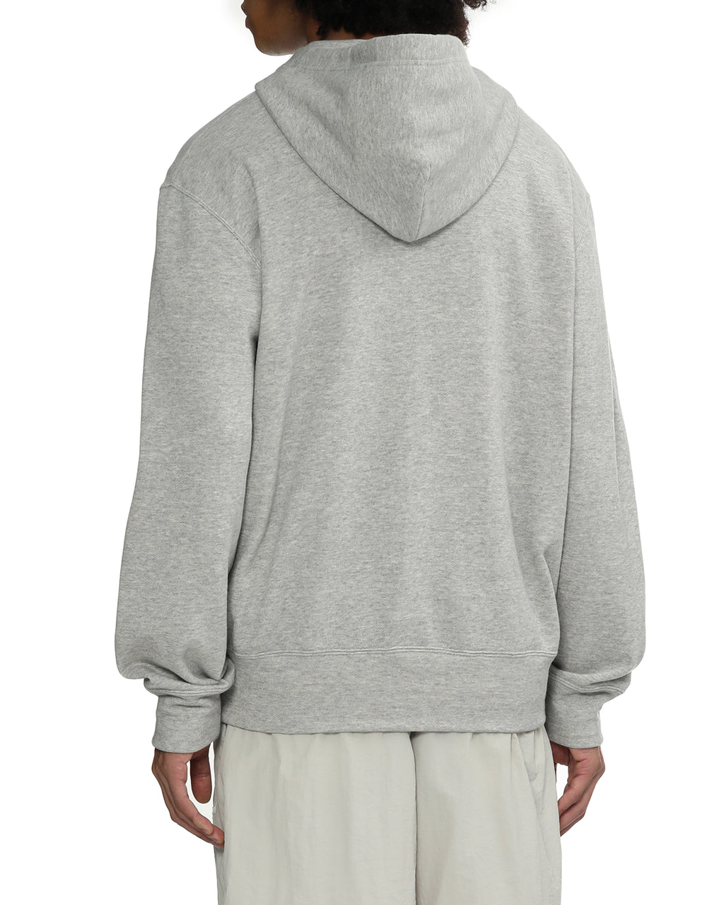 Logo embroidered zip-up jacket
