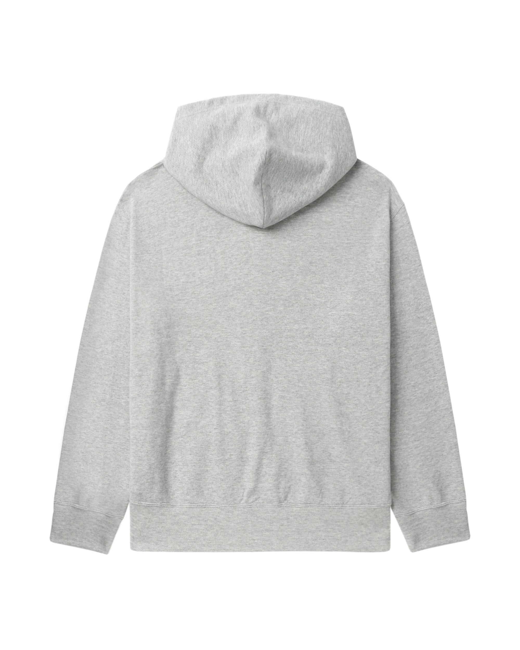 Heart emblem zip-up hoodie