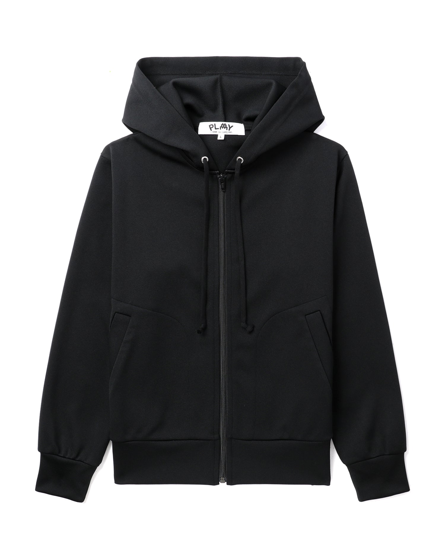 X INVADER zip-up hooded sweatshirt