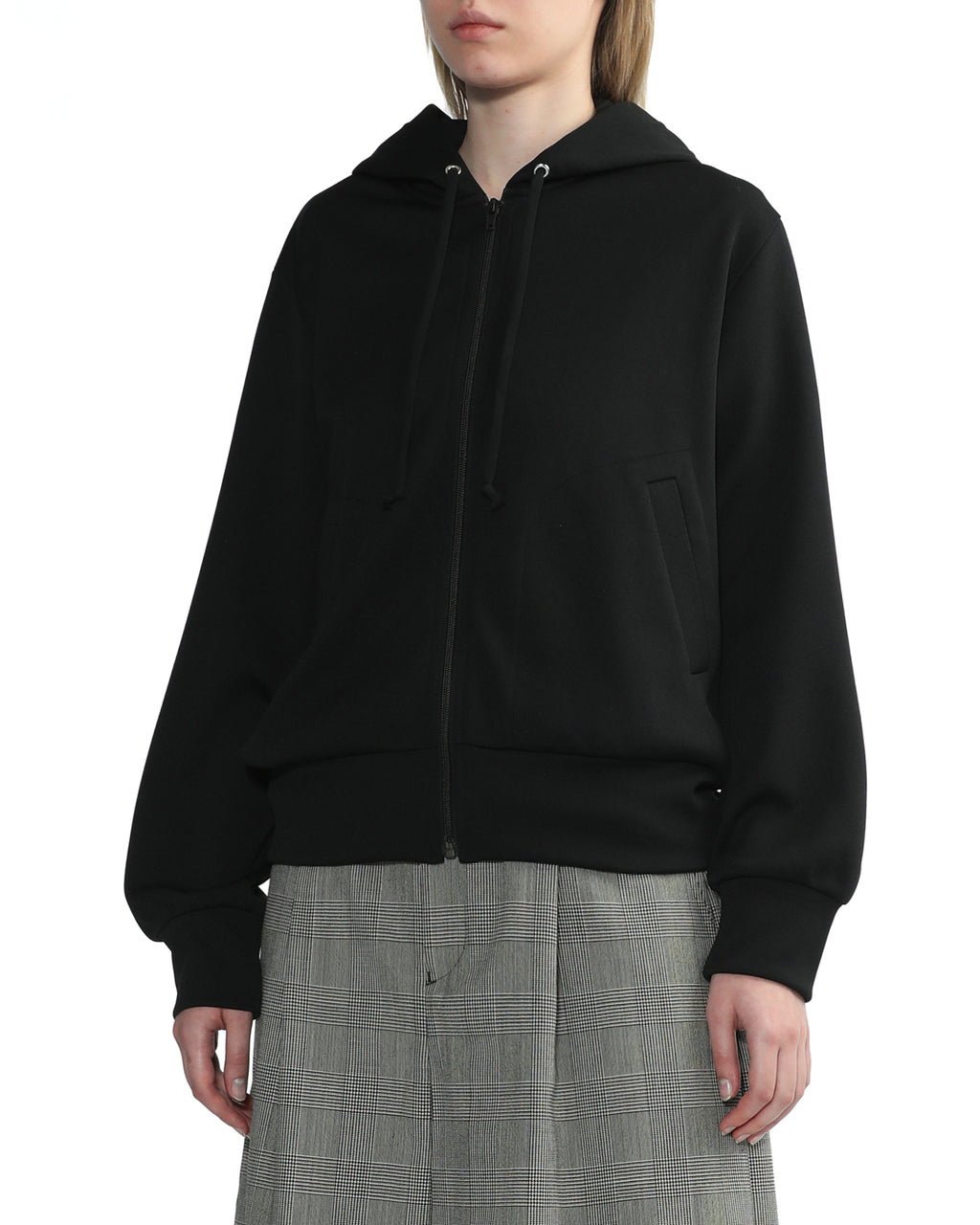 X INVADER zip-up hooded sweatshirt