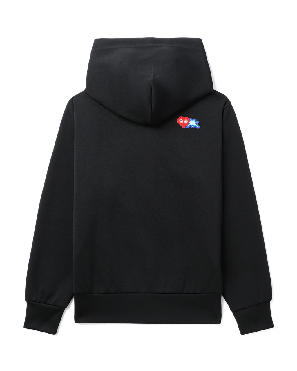 X INVADER zip-up hooded sweatshirt