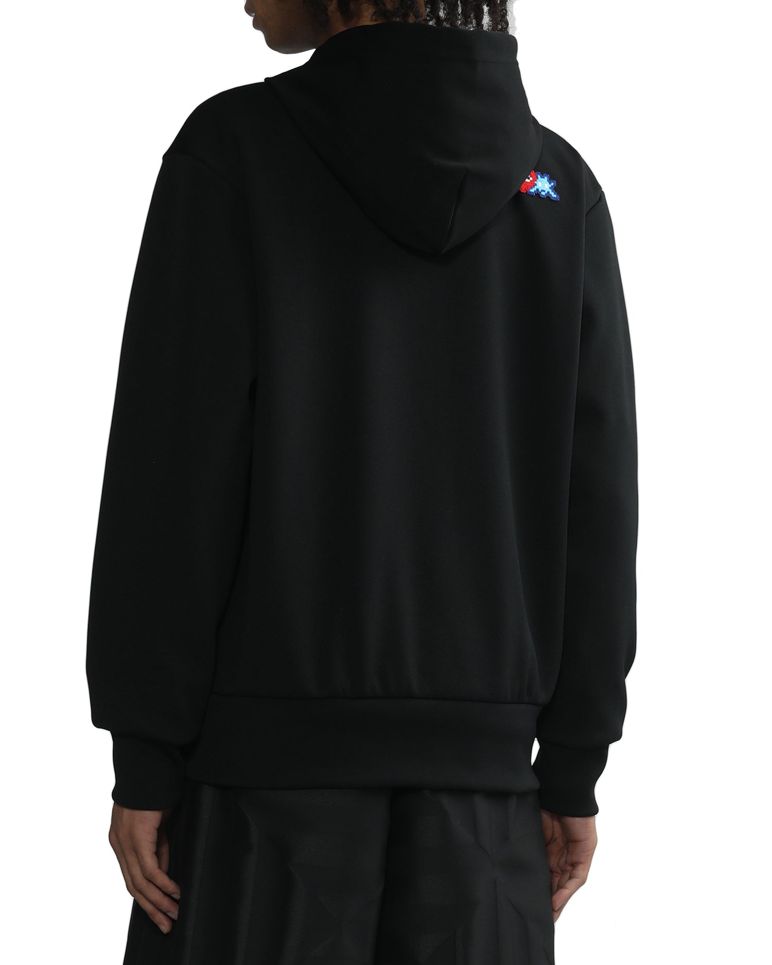 X INVADER zipped hoodie