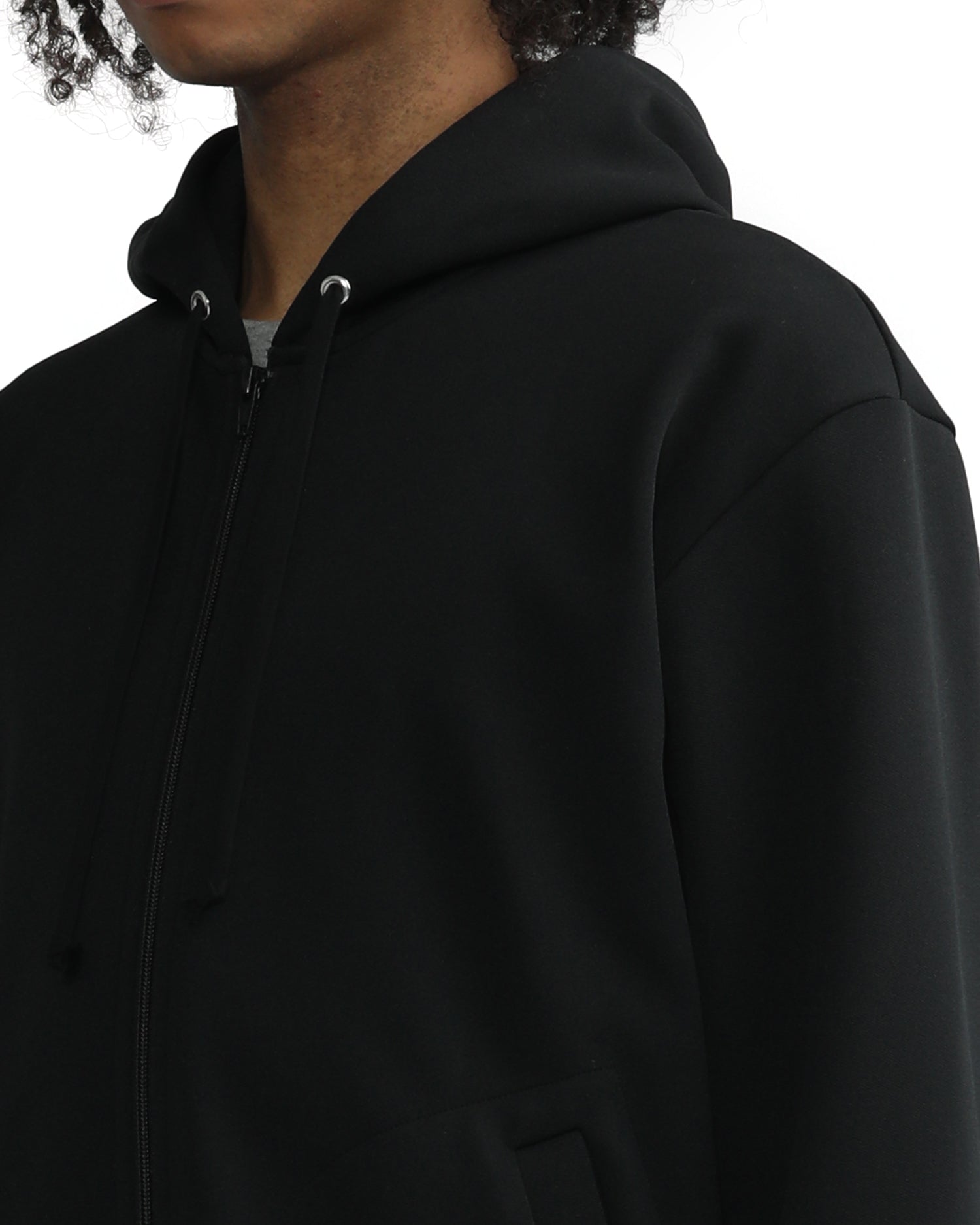 X INVADER zipped hoodie
