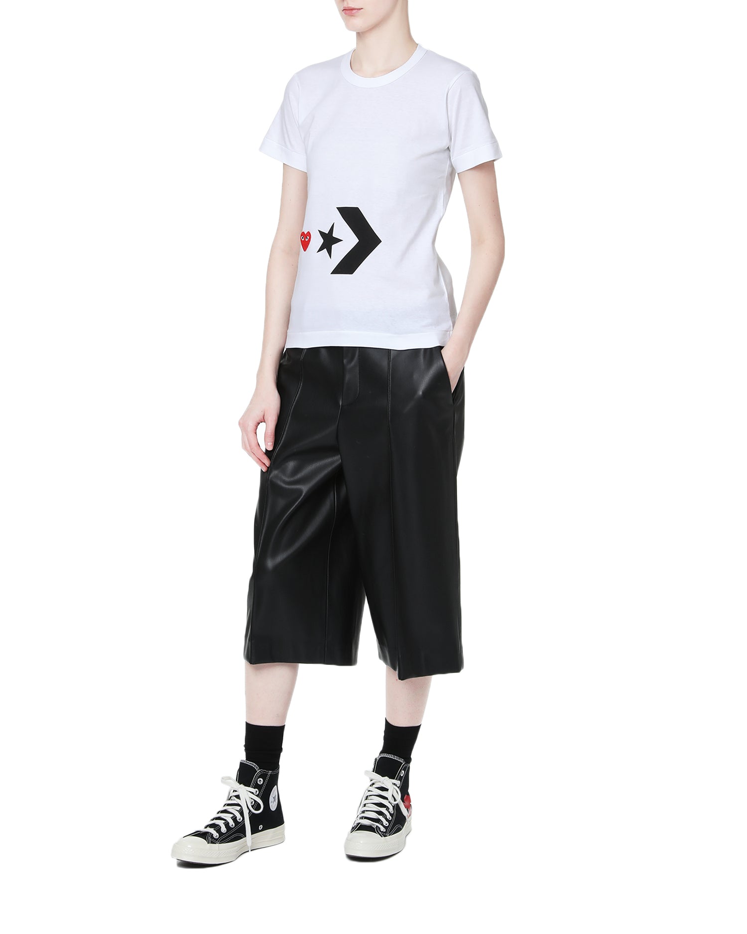 X Converse logo tee