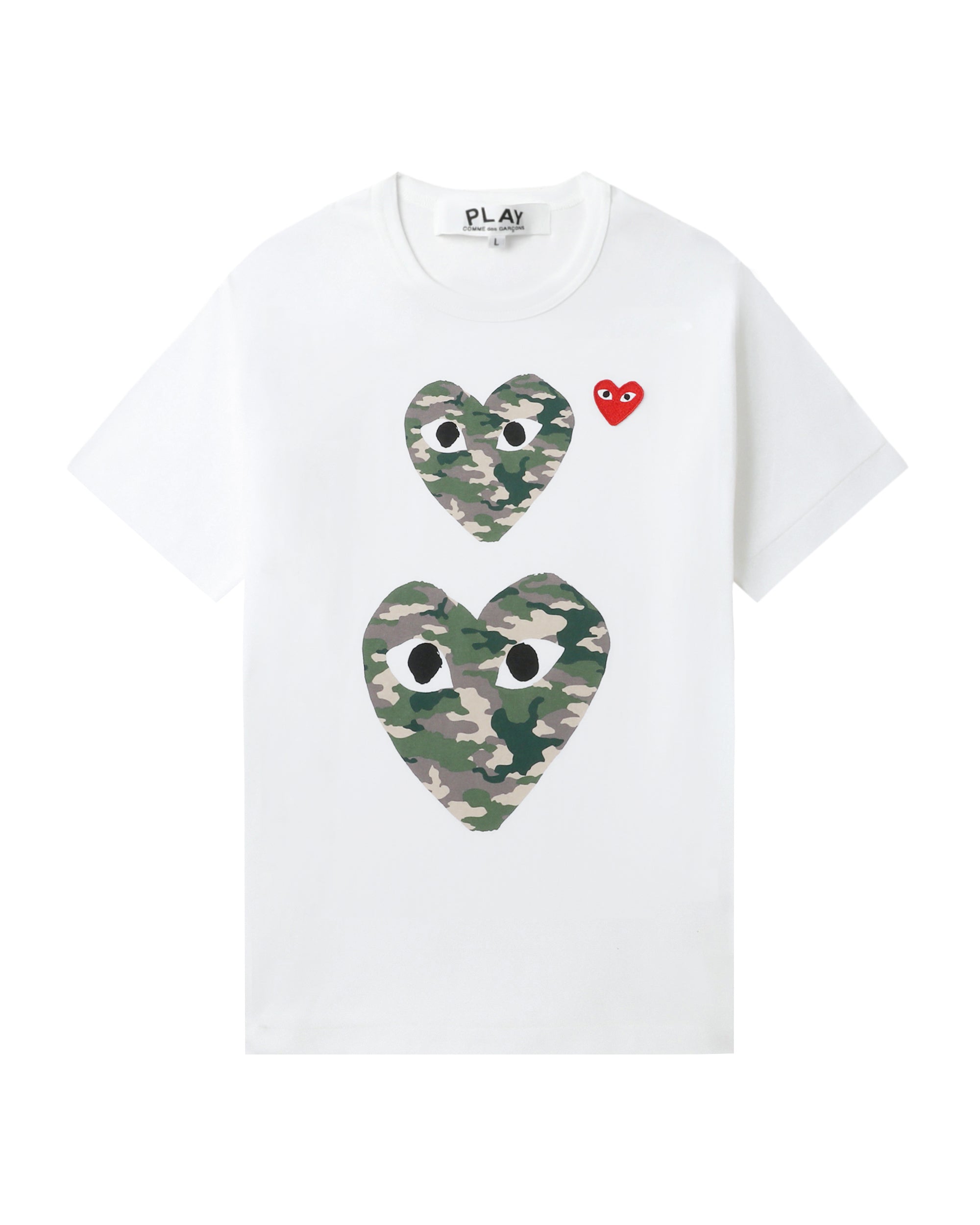 Double camo heart tee