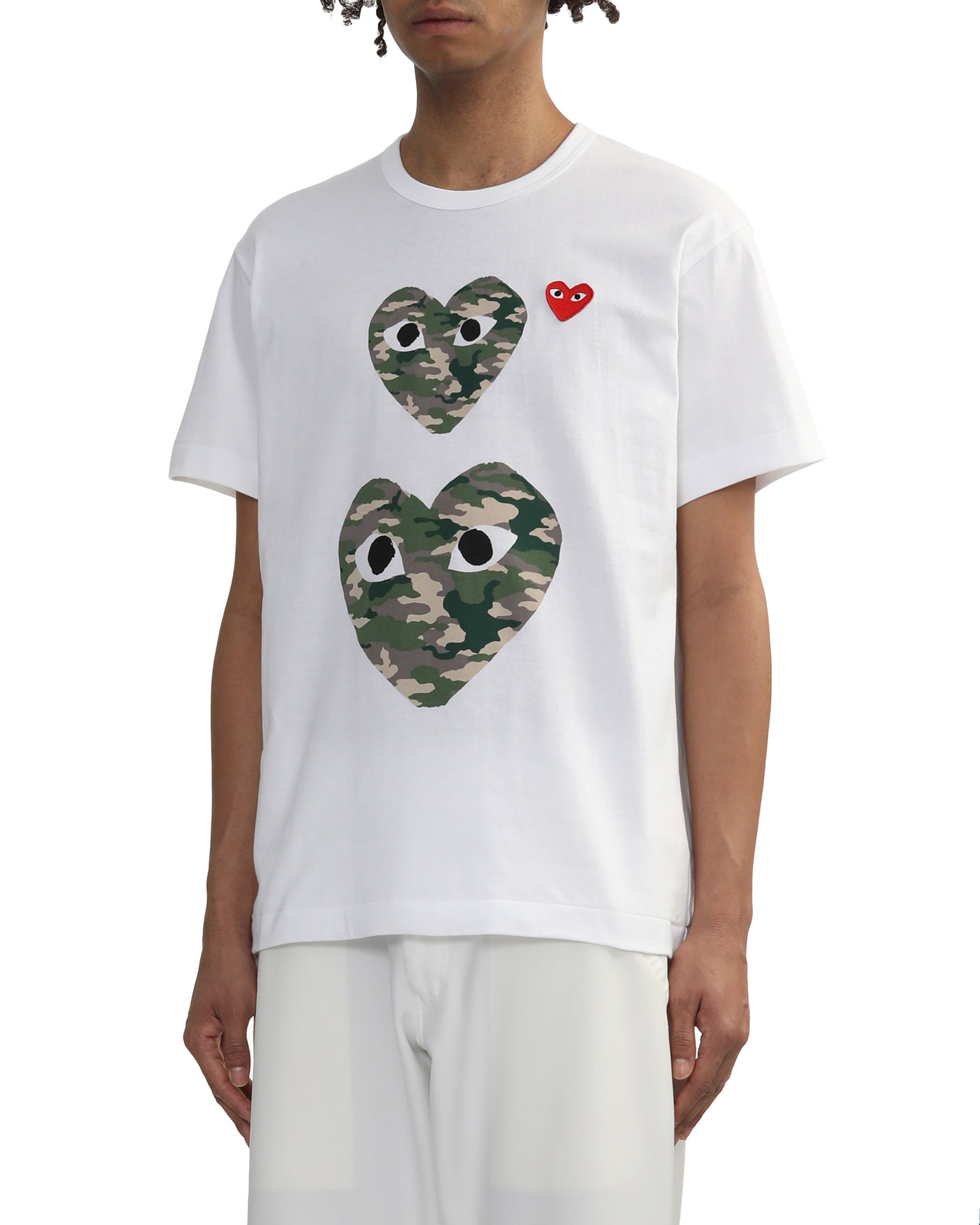 Double camo heart tee