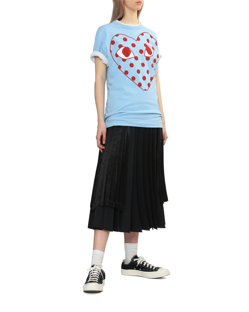 Dotted heart tee