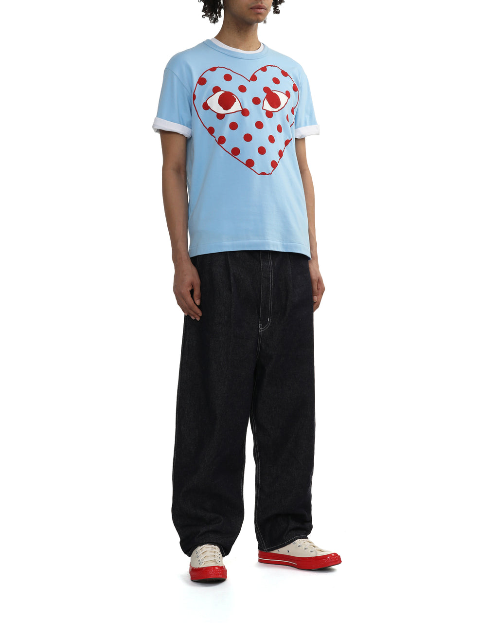 Dotted heart tee