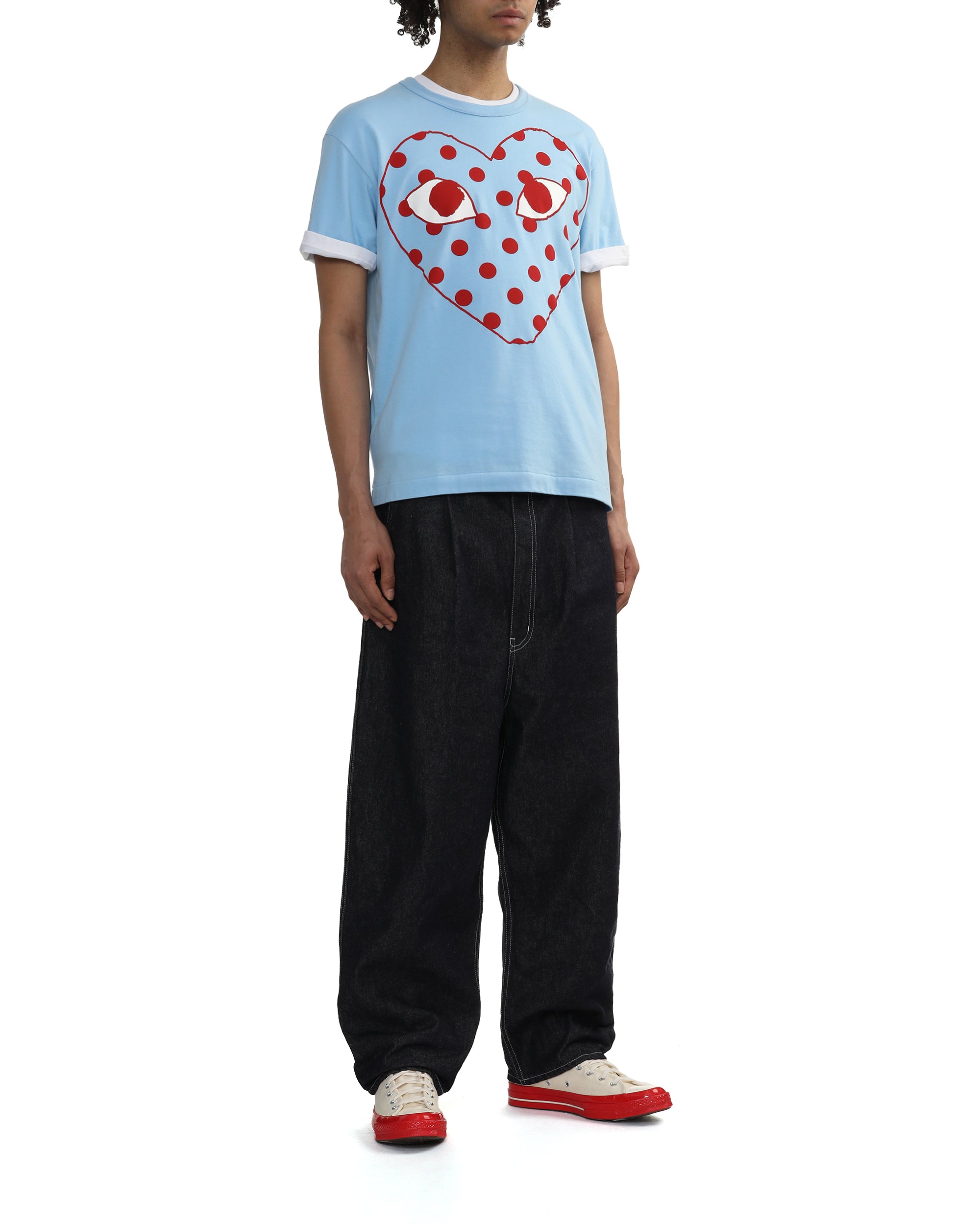 Dotted heart tee