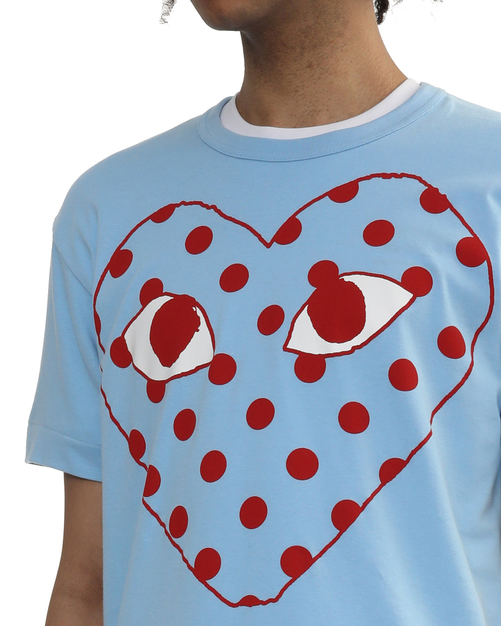 Dotted heart tee