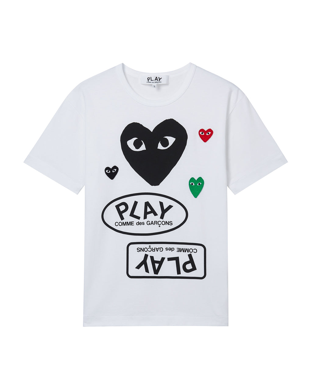 Multiple logo tee