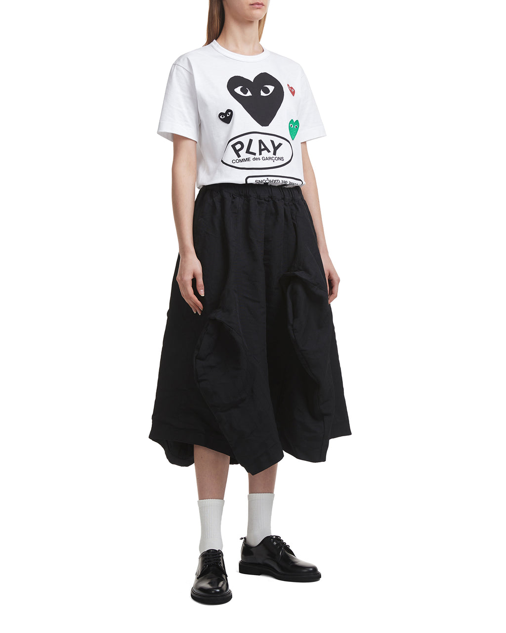 Multiple logo tee