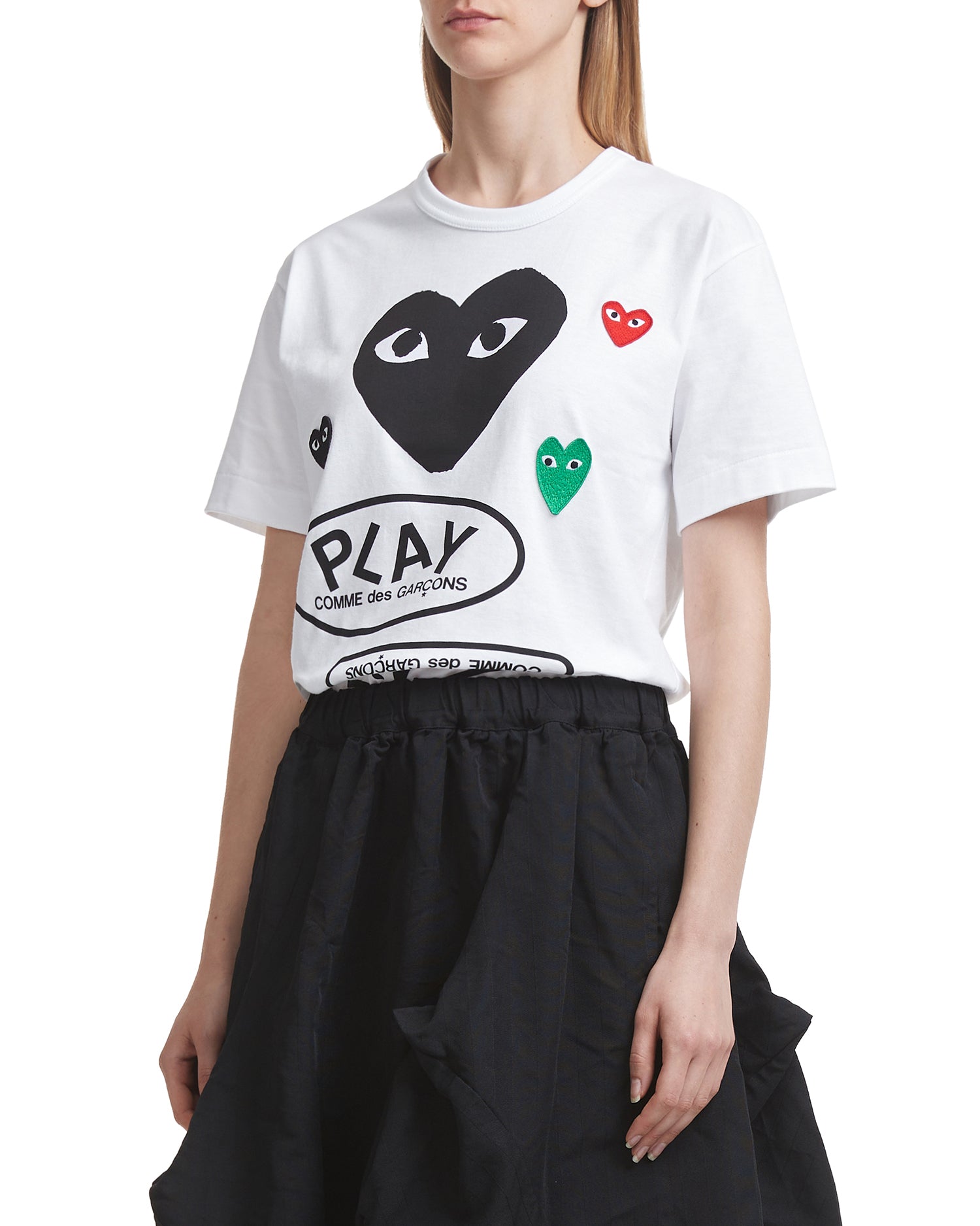 Multiple logo tee