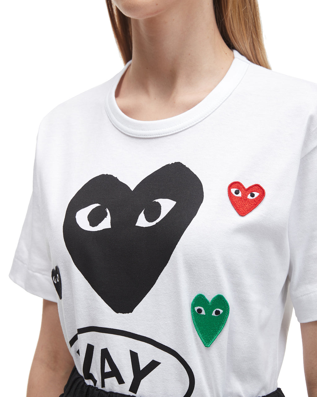 Multiple logo tee