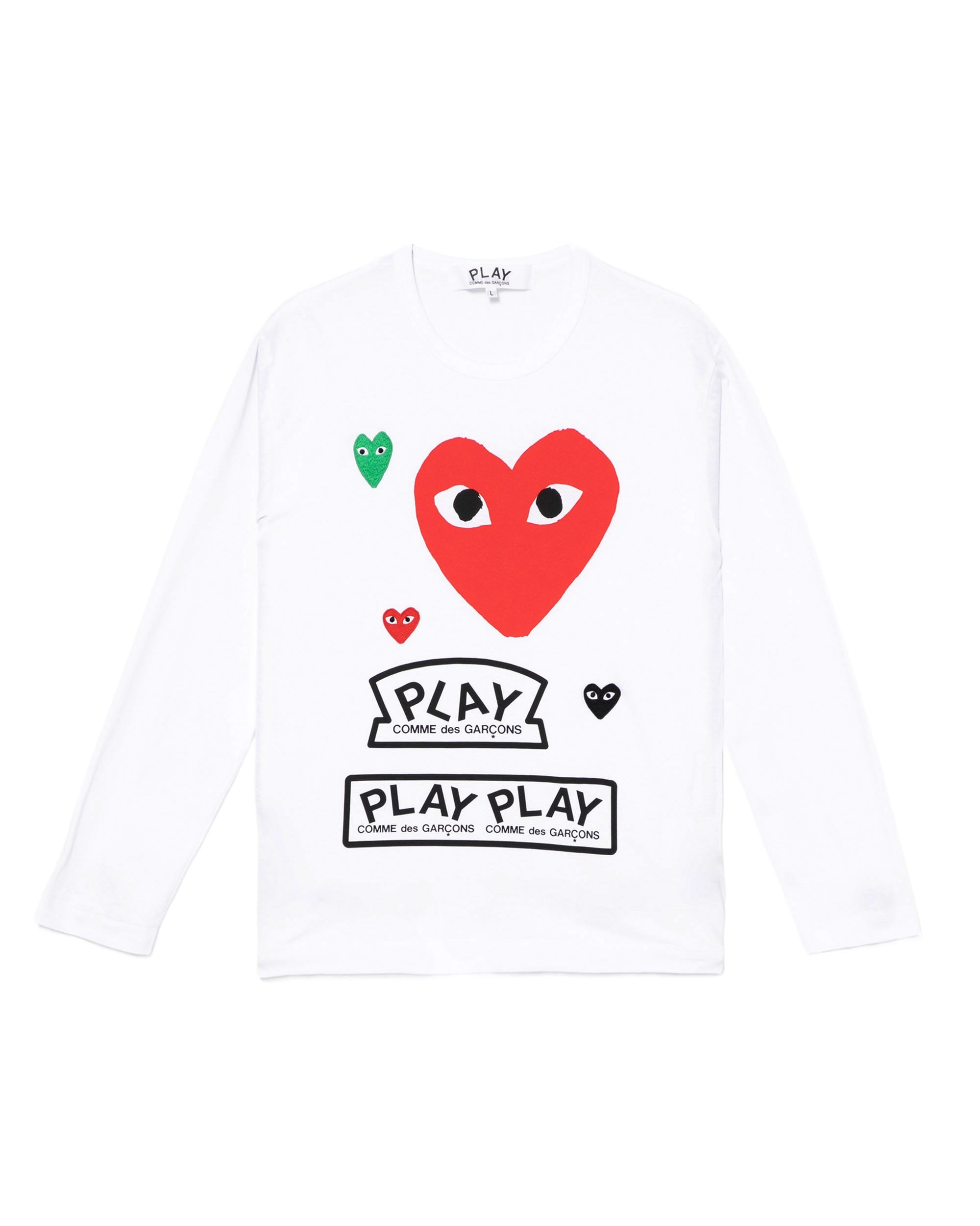 Heart print tee