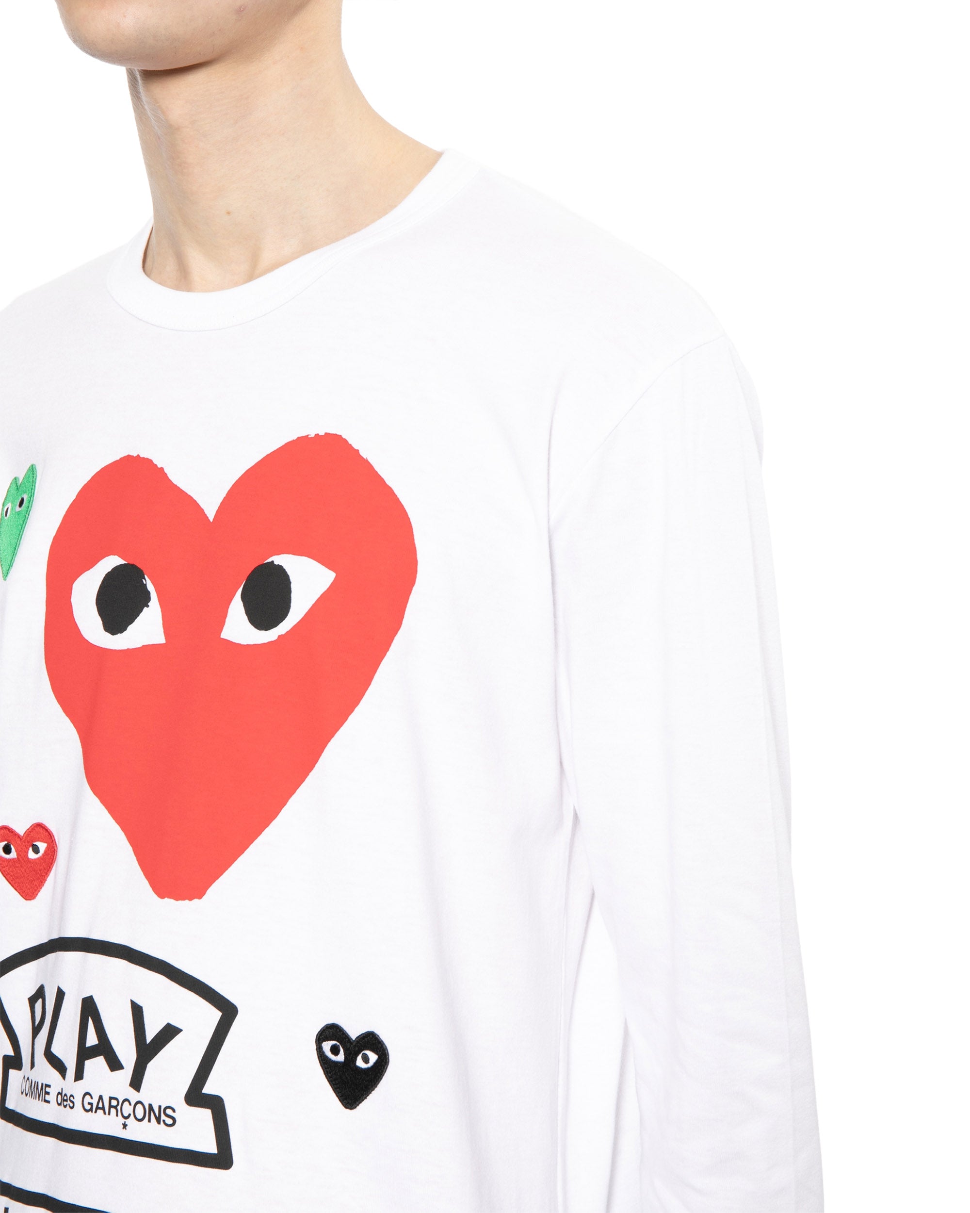 Heart print tee