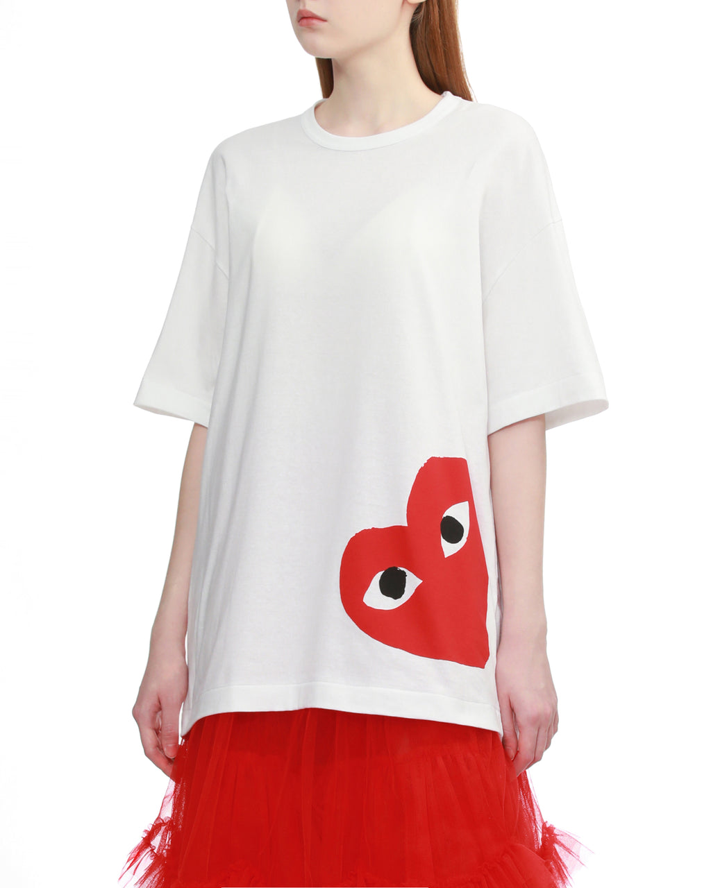 Oversized heart logo tee