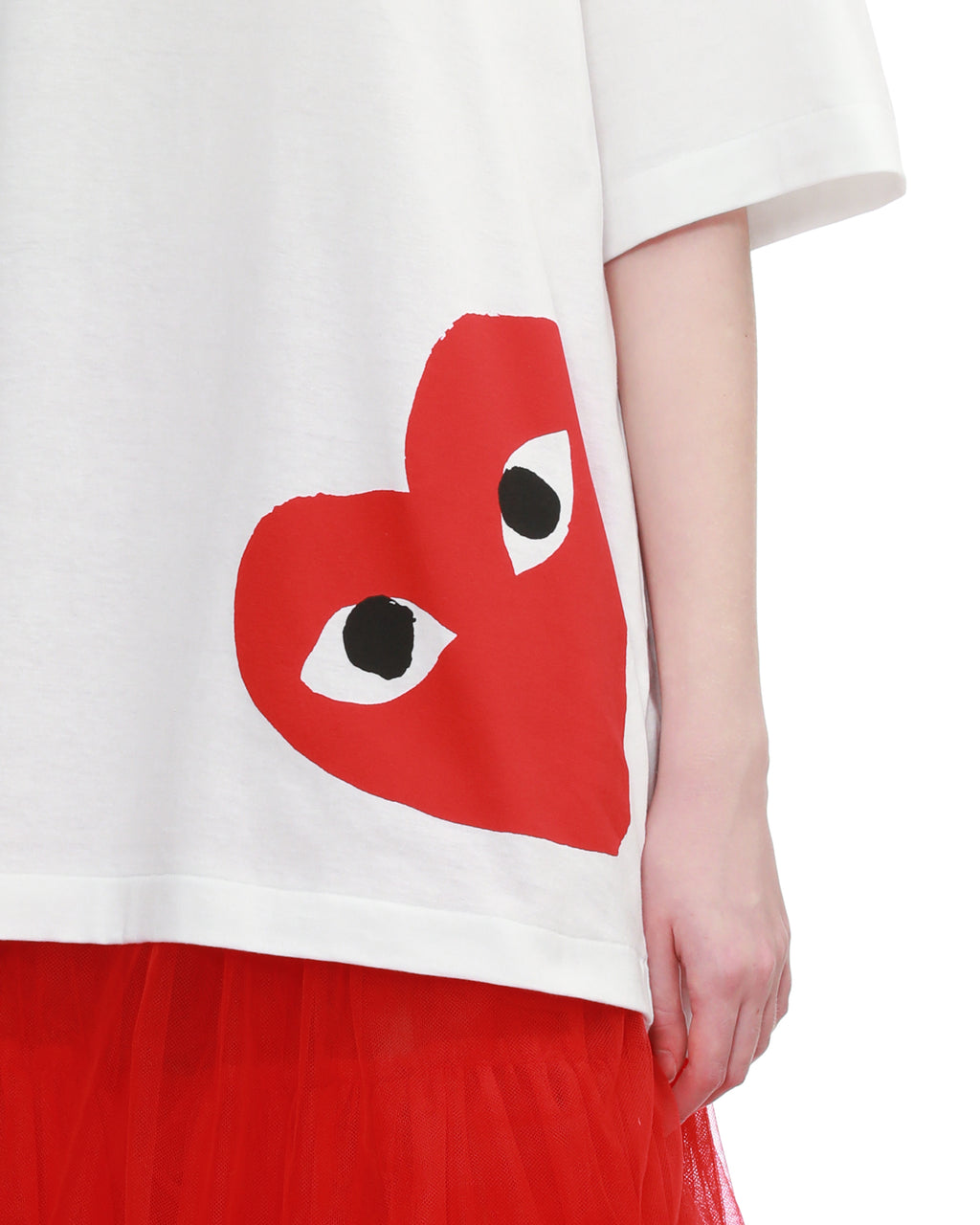 Oversized heart logo tee