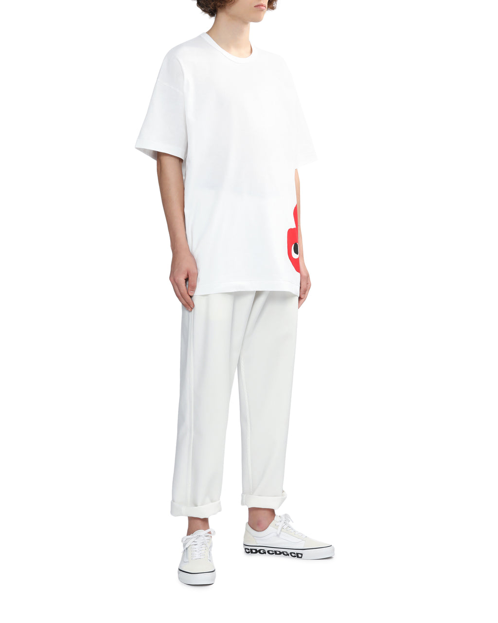 Oversized heart logo tee