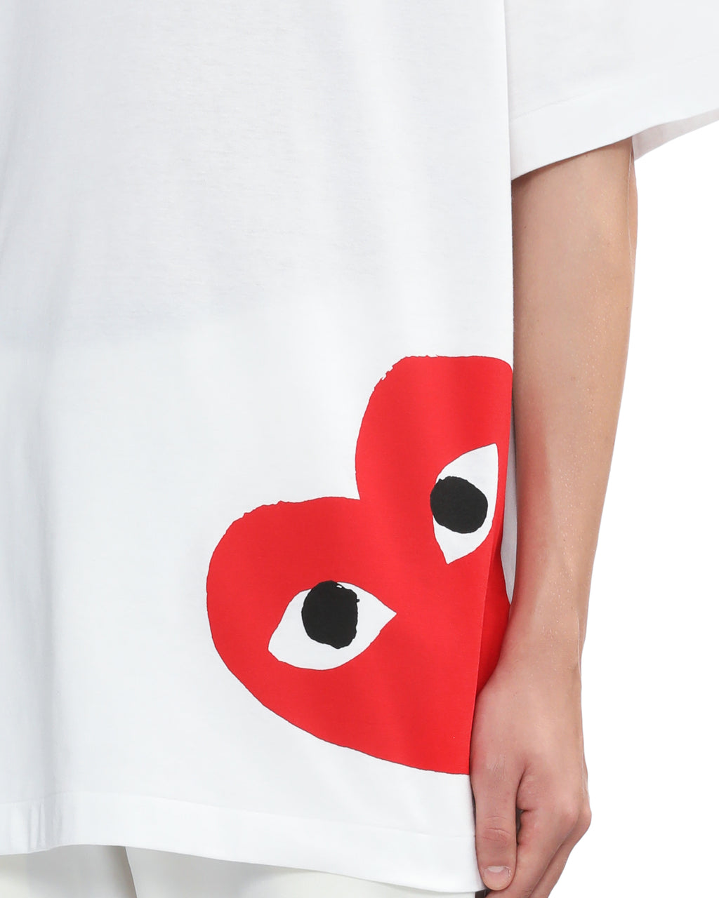 Oversized heart logo tee