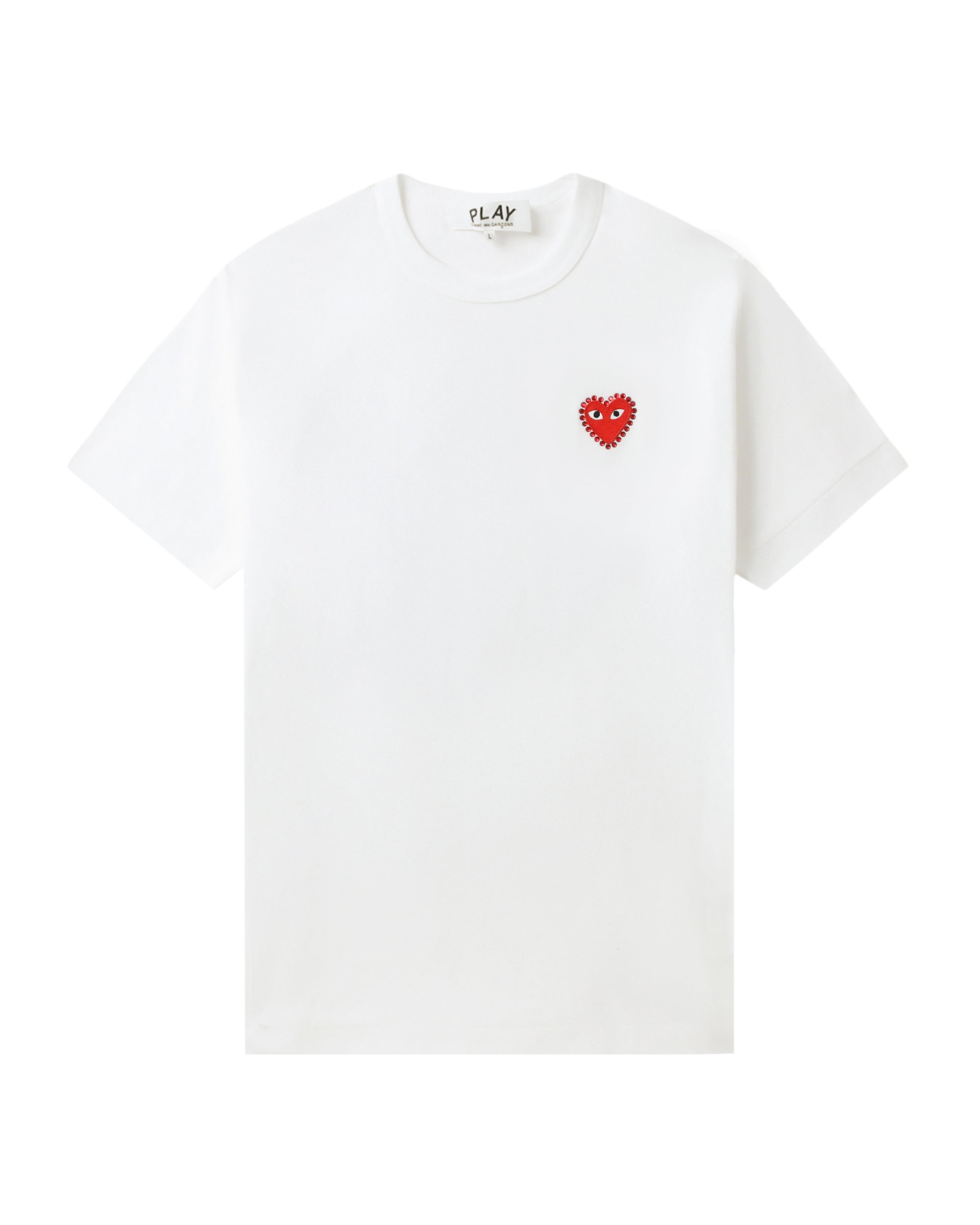 Rhinestone embellished heart tee