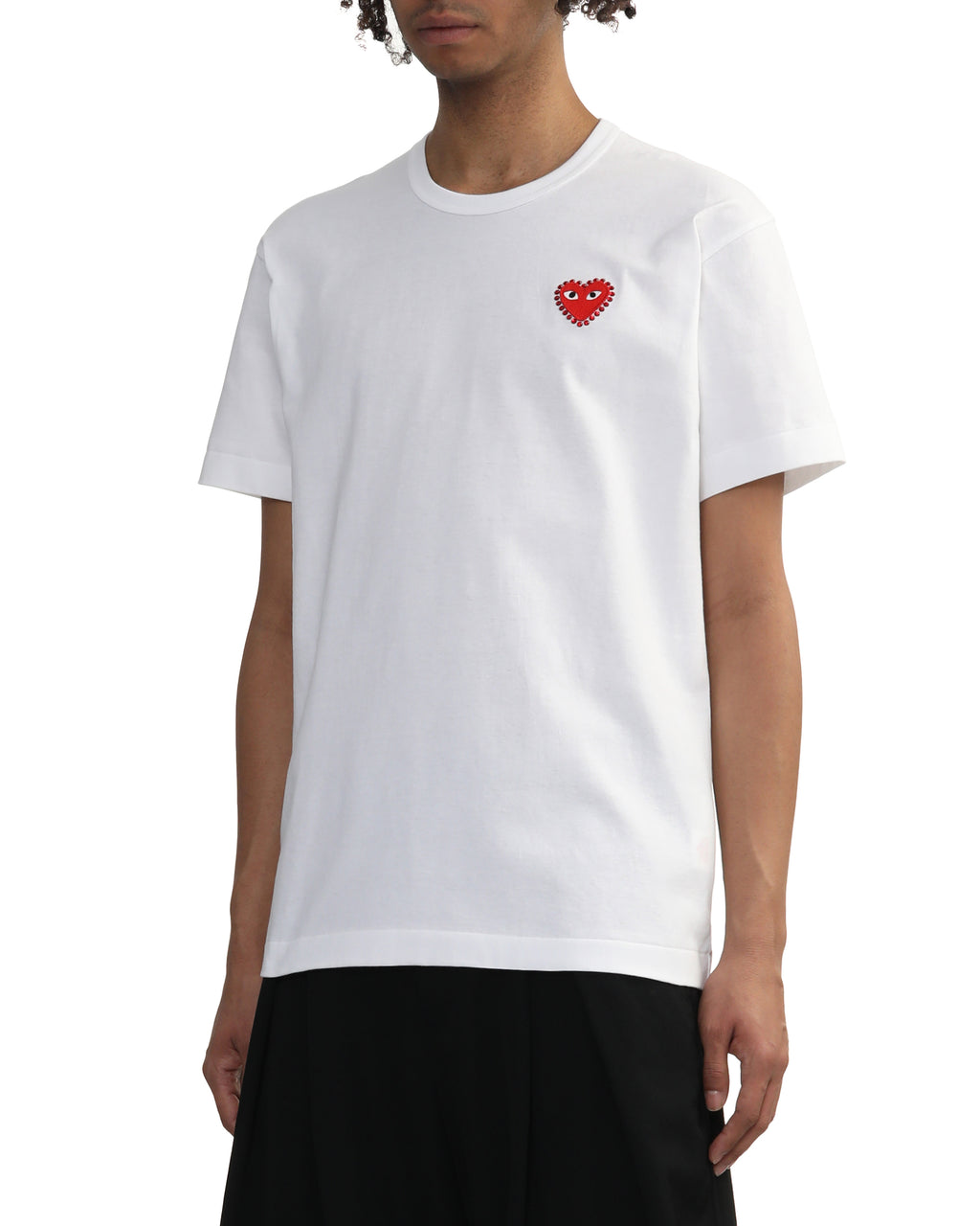 Rhinestone embellished heart tee