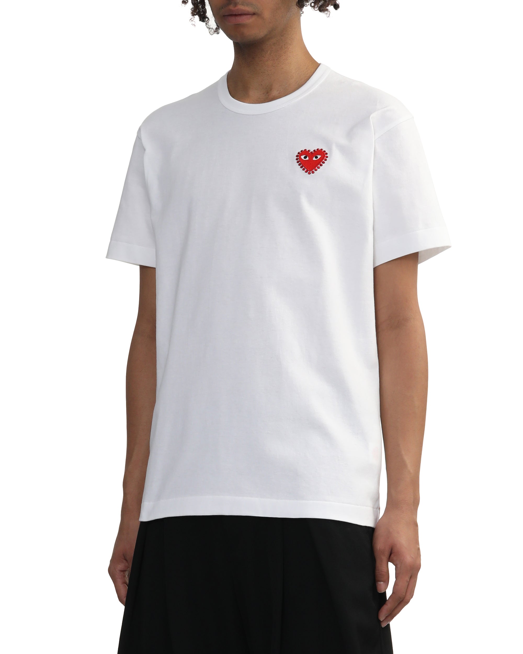 Rhinestone embellished heart tee