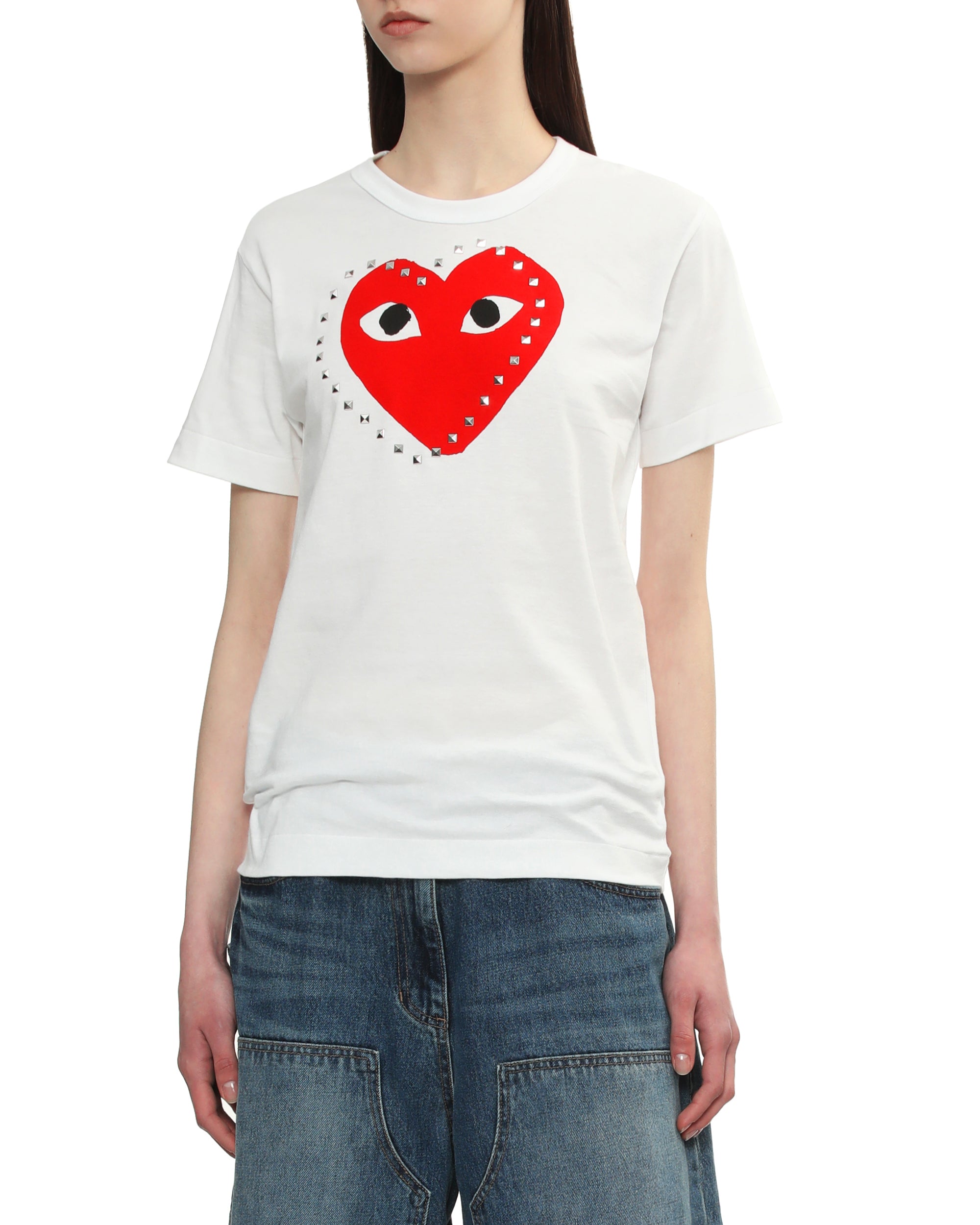 Red heart X Studs tee