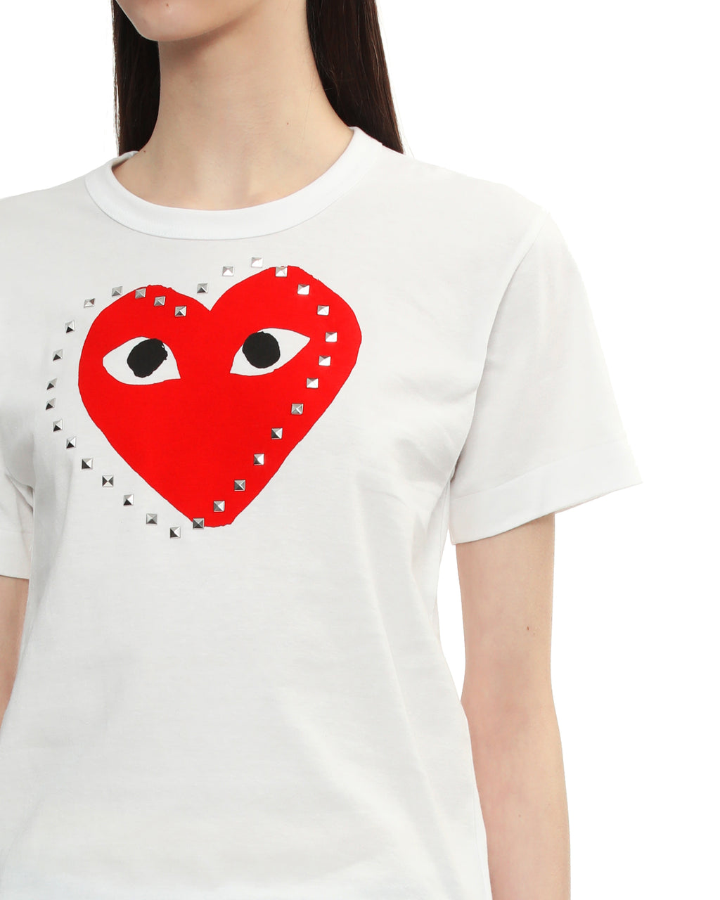 Red heart X Studs tee