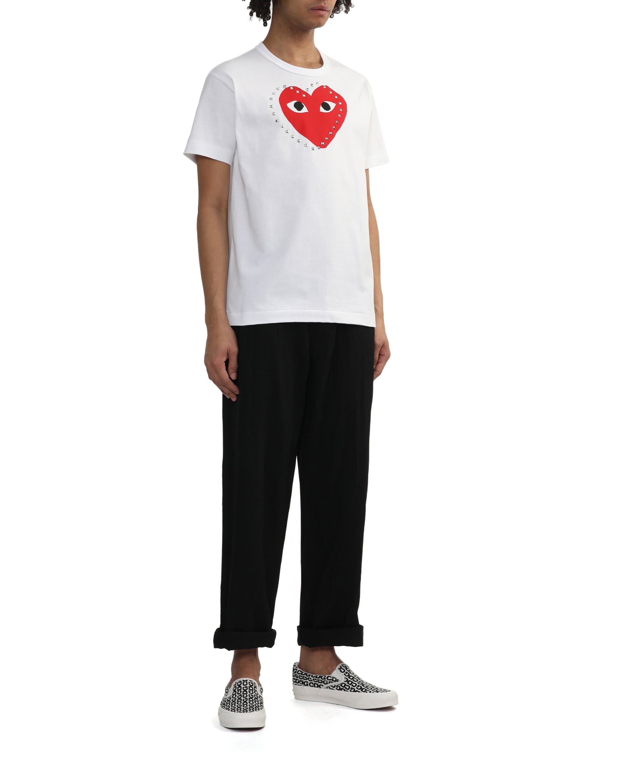 Red heart X Studs tee