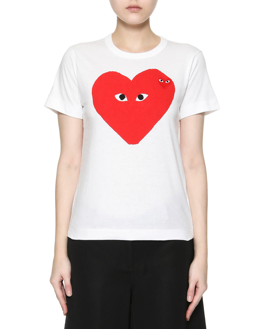 Heart logo printed T-shirt