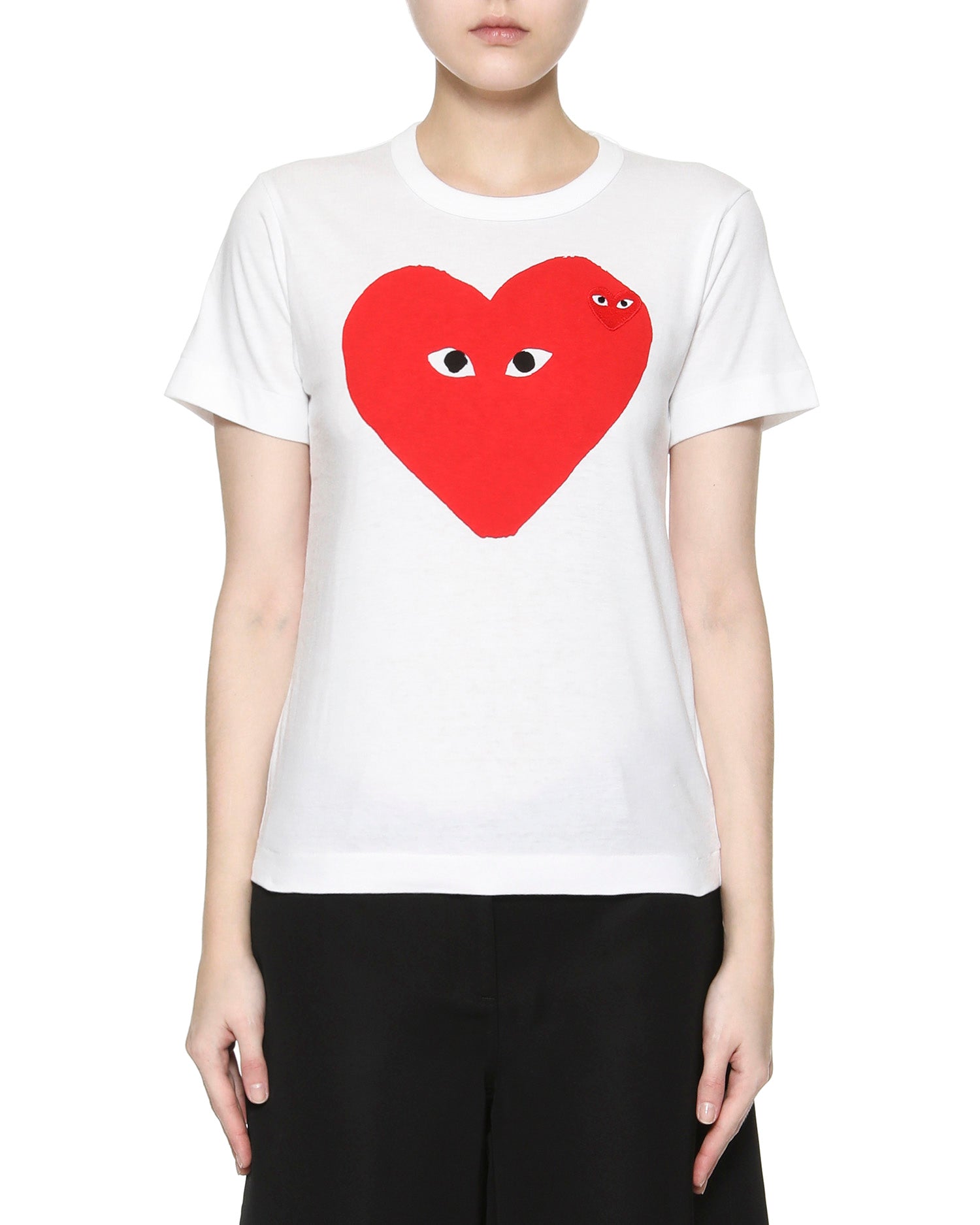 Heart logo printed T-shirt