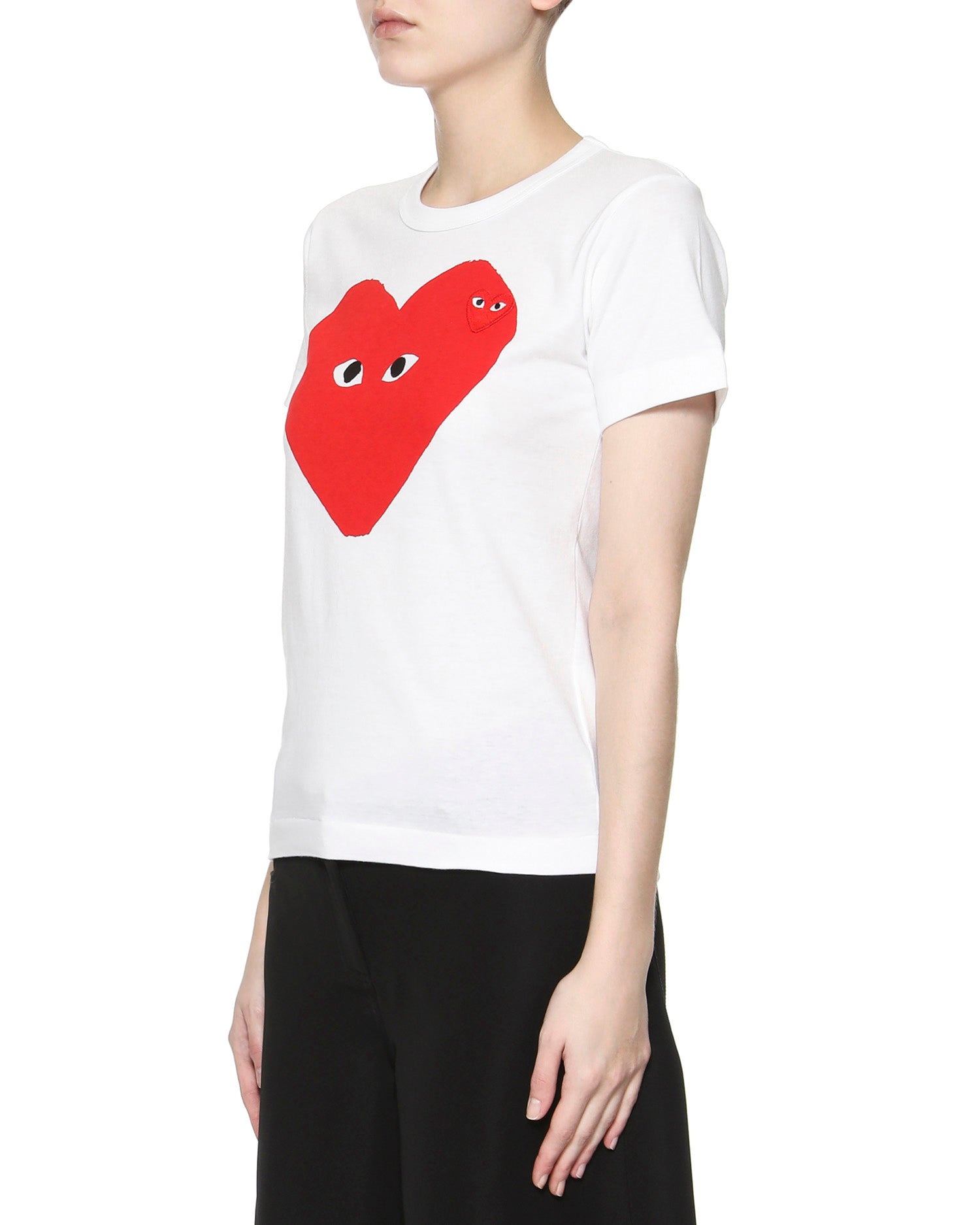 Heart logo printed T-shirt